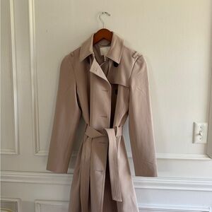 H&M Classic Beige Women's Trench Coat size XS